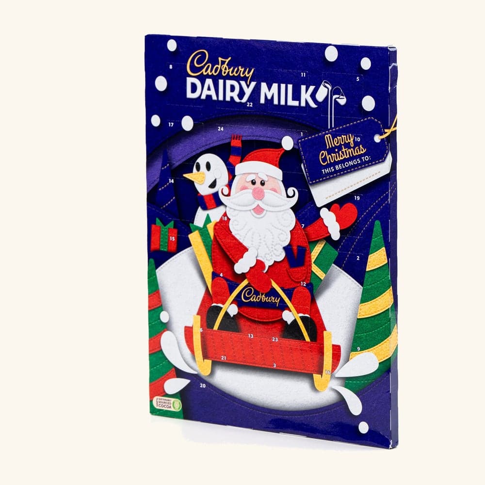 Cadbury Sjokoladekalender 2026 produktbilde