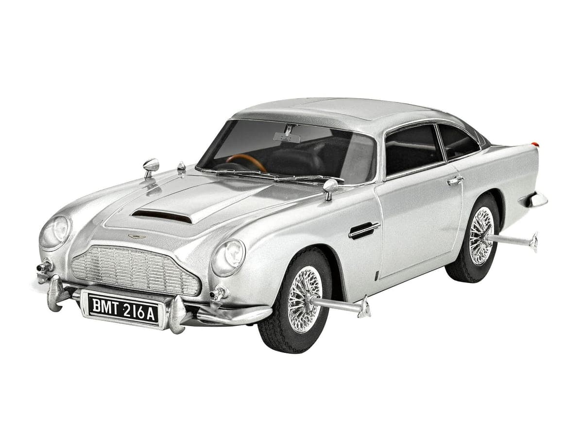 Den ferdig byggede Aston Martin DB5 i skala 1:24