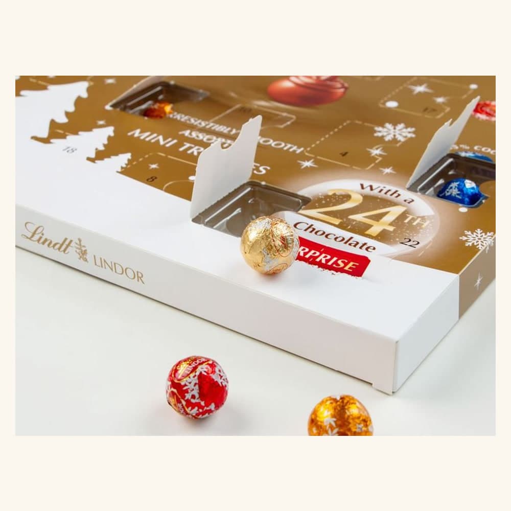 Lindt LINDOR Adventskalender 2026 produktbilde