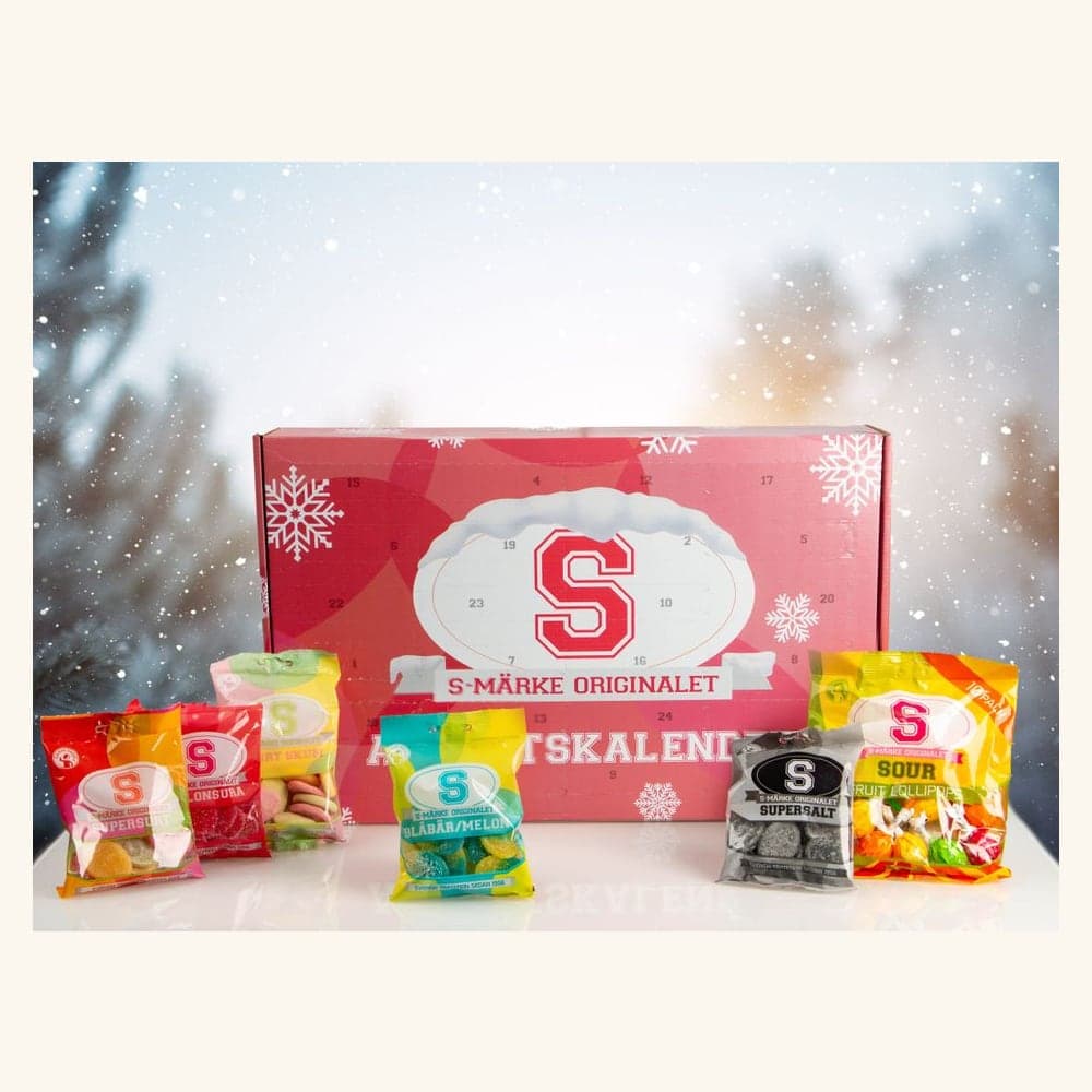 S-merke Godterikalender 2026 produktbilde